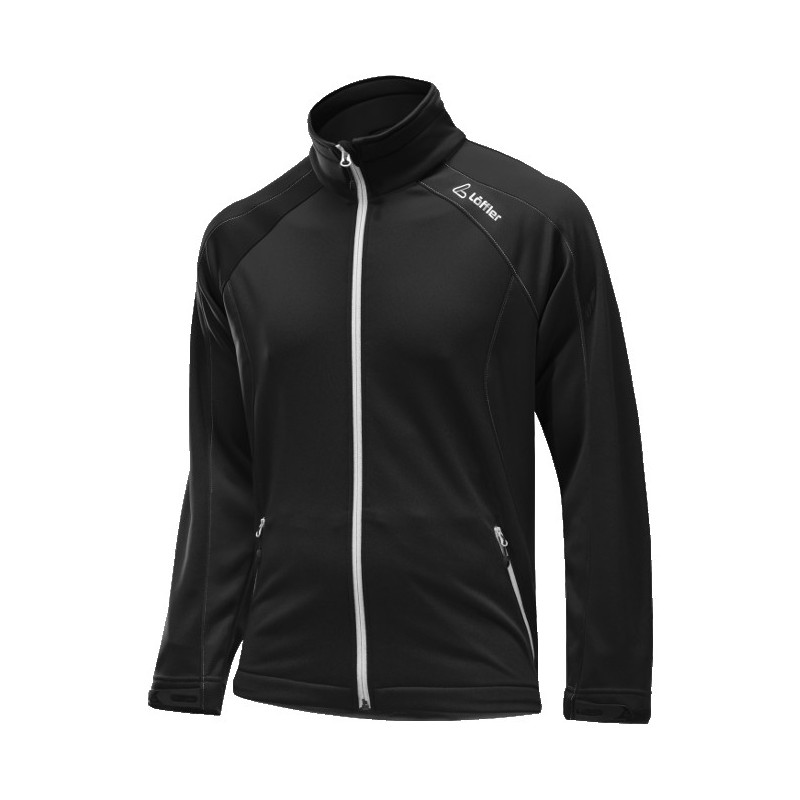Menns jakke Löffler WS Softshell Warm Teamline svart Menns jakke Löffler WS Softshell Warm Teamline svart